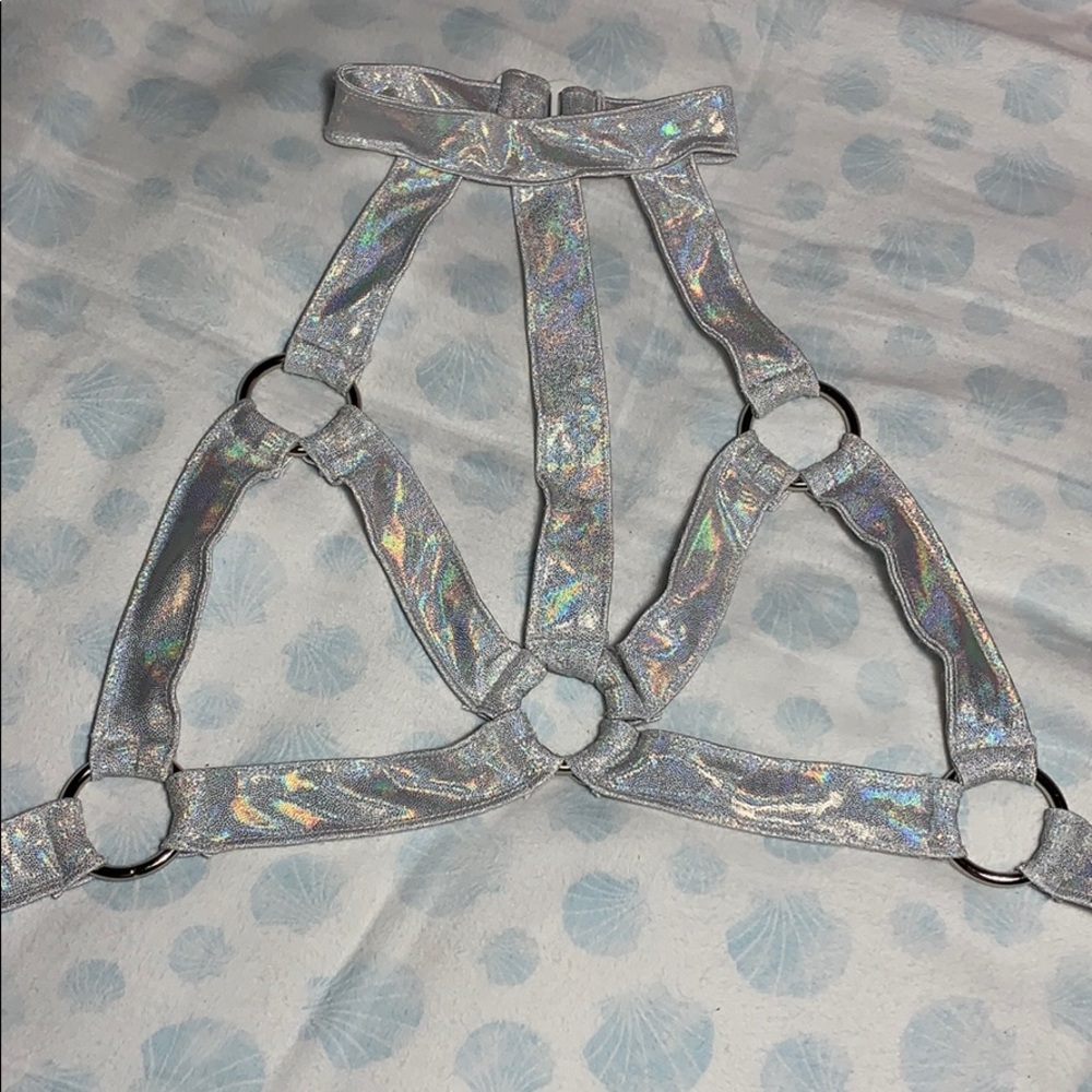 Little black diamond holographic harness